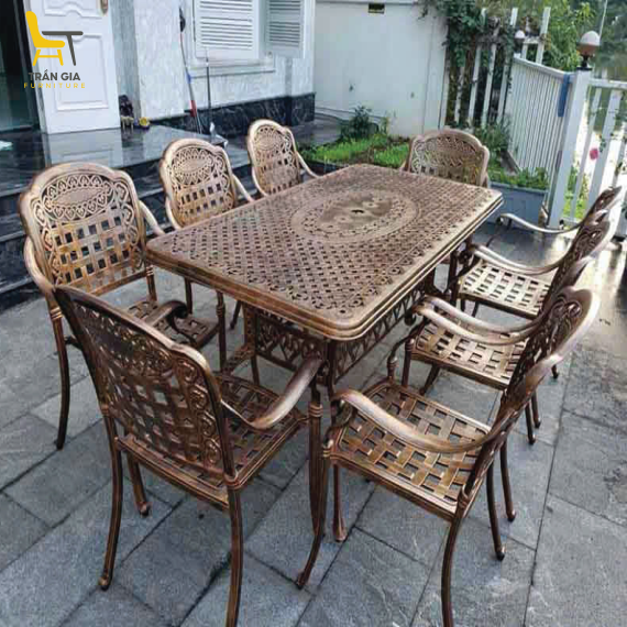 Bàn ghế nhôm đúc BD-3