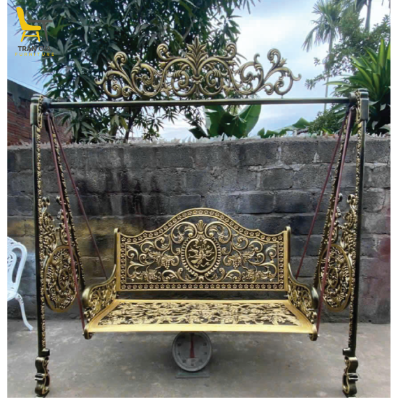 Xích đu nhôm đúc sân vườn XĐ-3