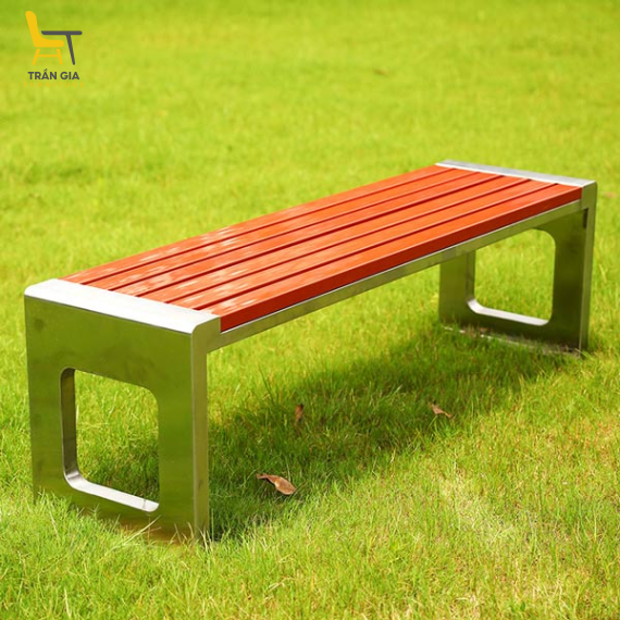 Ghế dài công viên không tựa gỗ nhựa GCV-14
