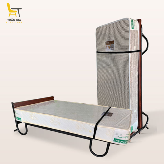 Giường phụ khách sạn không gấp kiểu đứng đệm 20cm