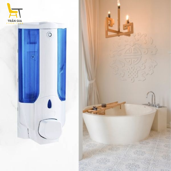 Hộp đựng nước rửa tay bằng nhựa nút nhấn 250 ml