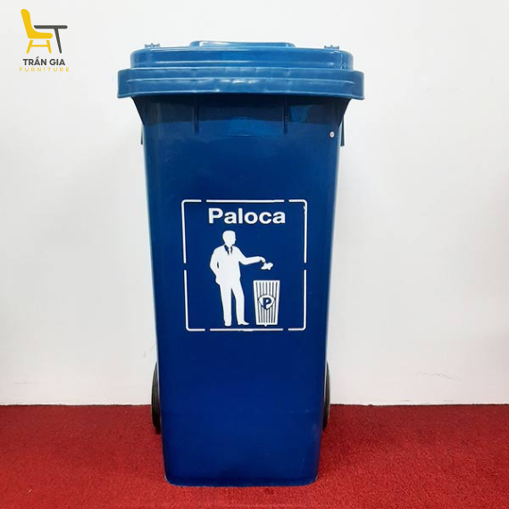 Thùng rác nhựa HDPE 120 lít có bánh xe