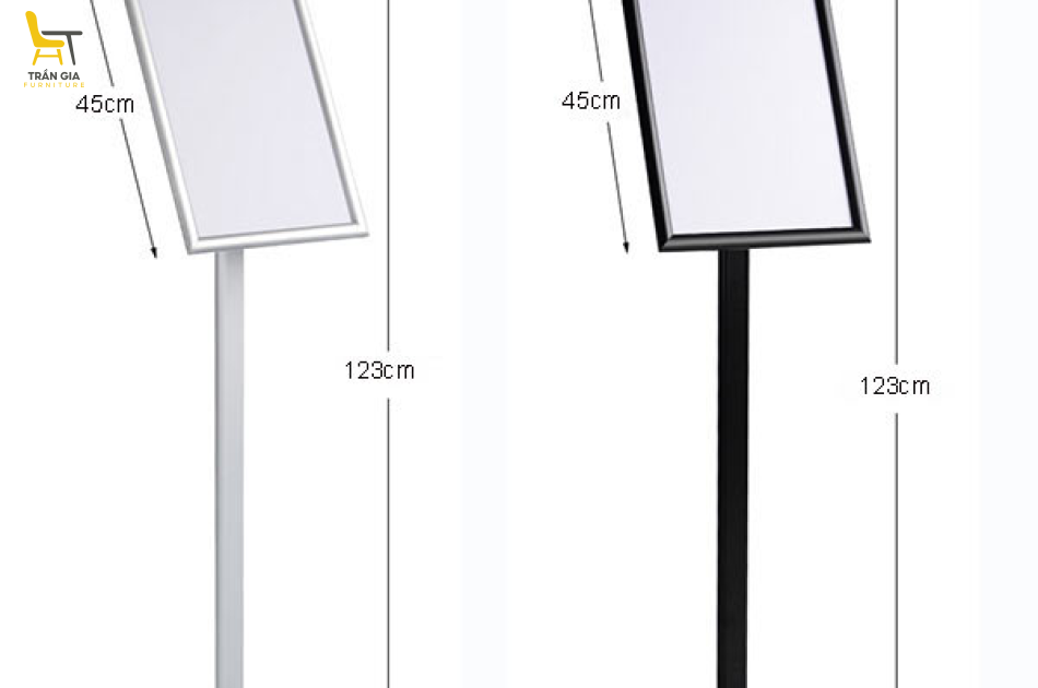 Bảng thông tin khách sạn cỡ A3 bằng hợp kim nhôm