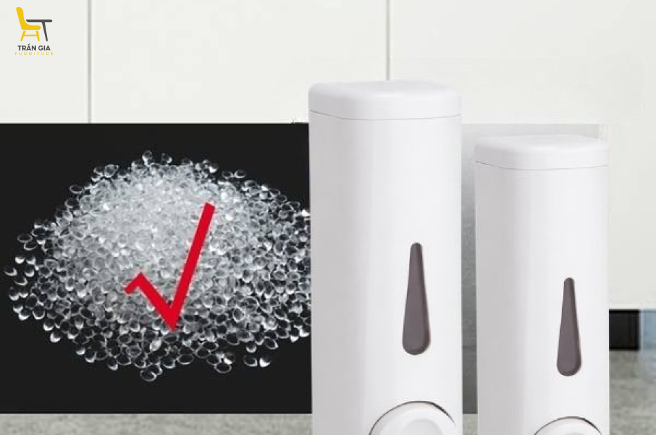 Hộp đựng nước rửa tay đơn 400 ml bằng nhựa trắng