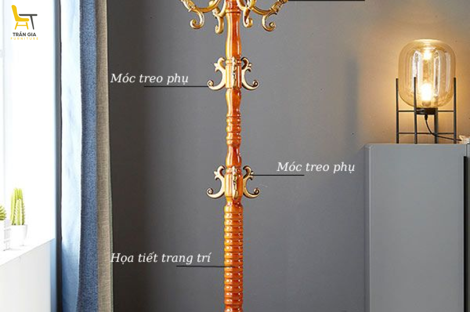 Cây treo quần áo đứng trong phòng cao 1.85m