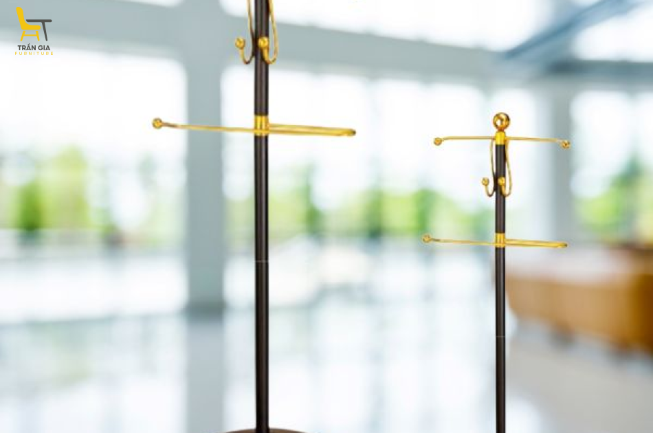 Cây treo quần áo vest bằng thép sơn tĩnh điện