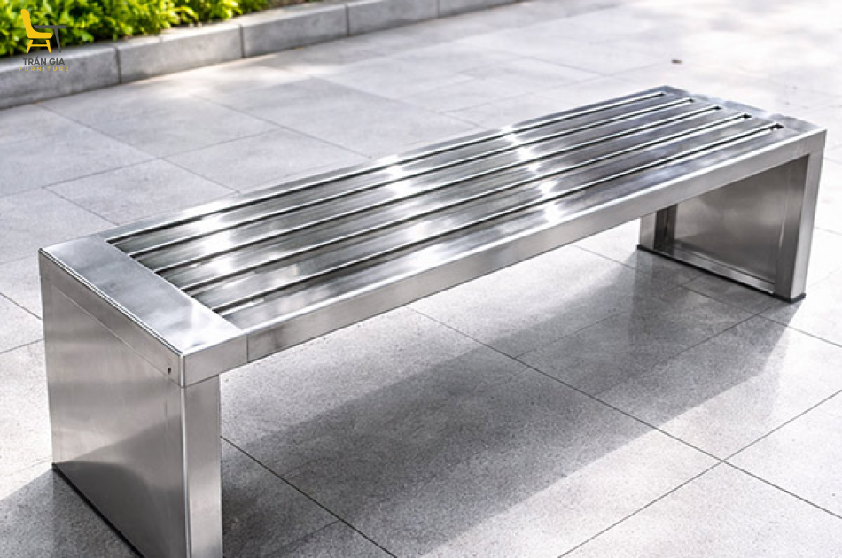Ghế băng dài inox GCV-8
