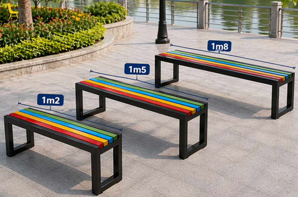Ghế băng gỗ nhựa GCV-10