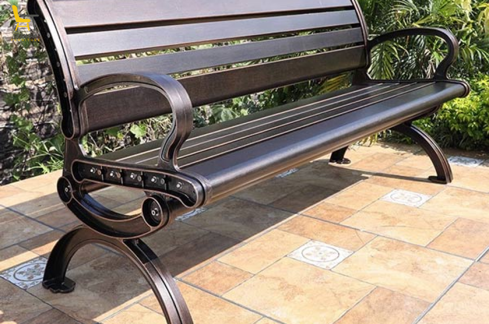 Ghế công viên nhôm đúc GD-4