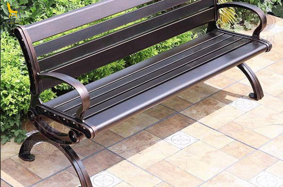Ghế công viên nhôm đúc GD-4