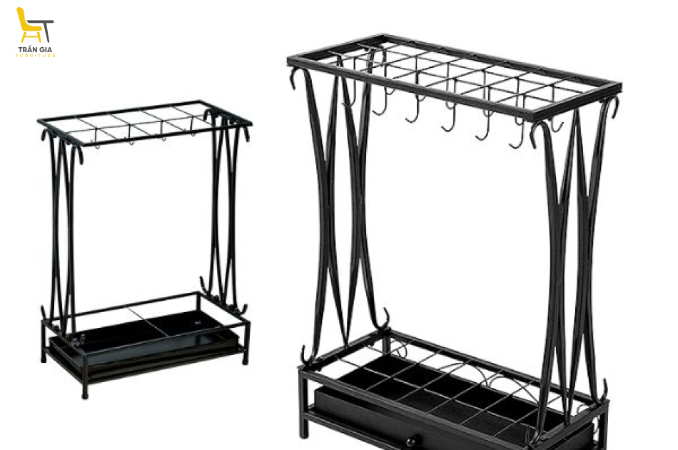 Kệ đựng ô dù nhà hàng loại 10 /18/ 24 đầu cắm