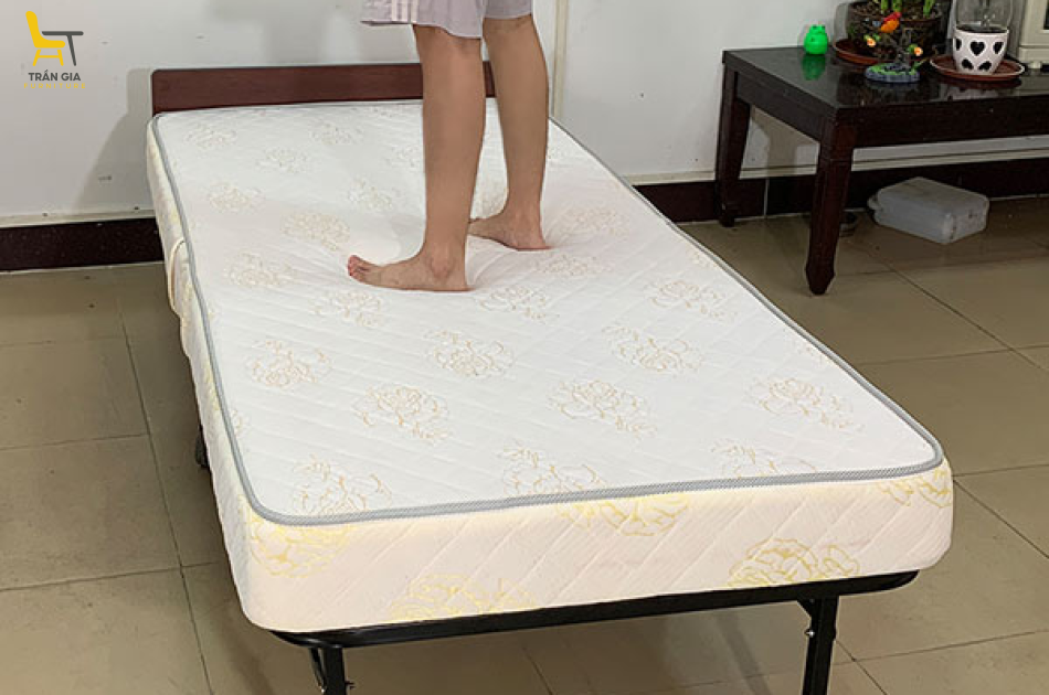 Giường gập gọn khách sạn đệm mút 15cm