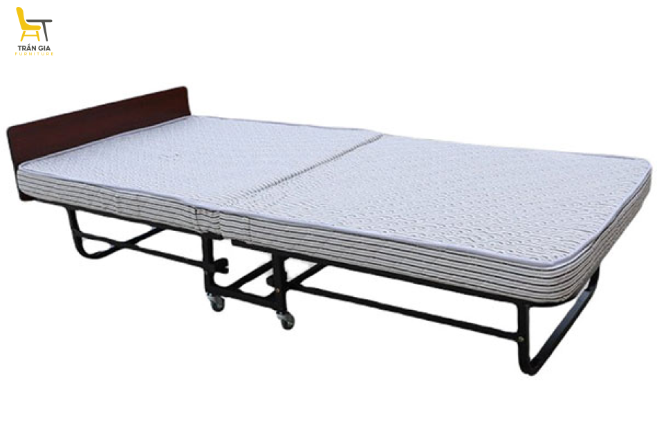 Giường phụ khách sạn đệm mút 10cm gấp gọn
