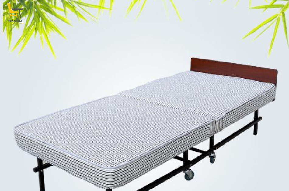 Giường phụ khách sạn đệm mút 10cm gấp gọn
