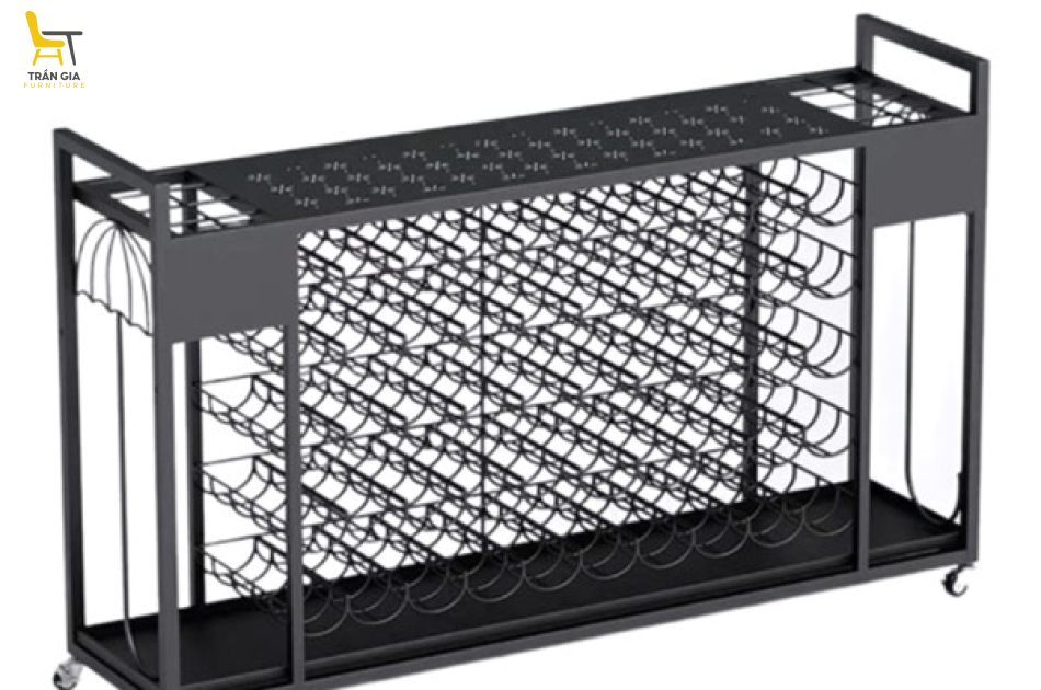 Giá để ô 5 tầng bằng thép sơn tĩnh điện