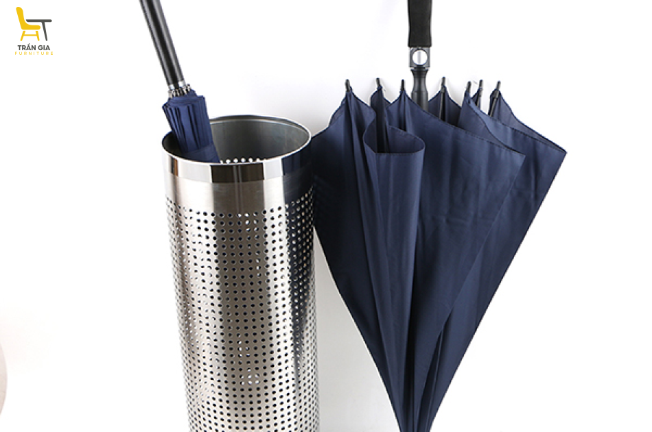 Sọt inox đựng ô dù hình tròn hàng cao cấp