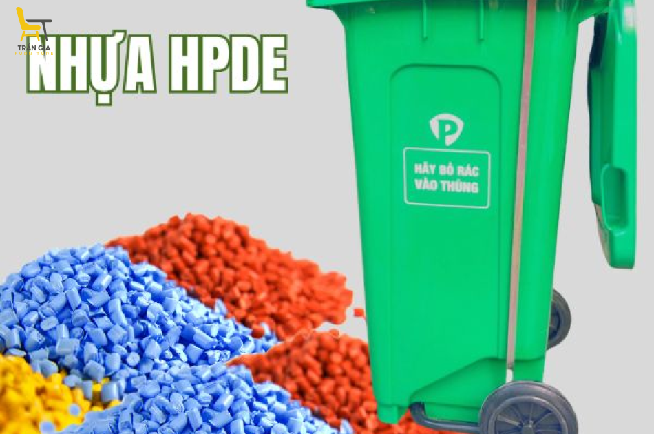 Thùng rác nhựa 120L đạp chân mở nắp thùng