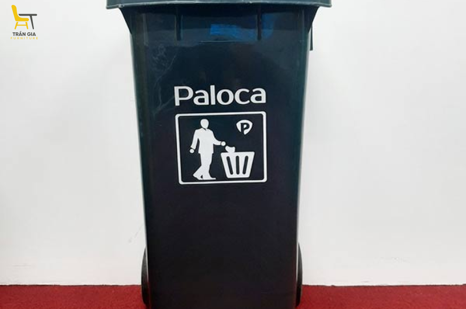Thùng rác nhựa HDPE 120 lít có bánh xe