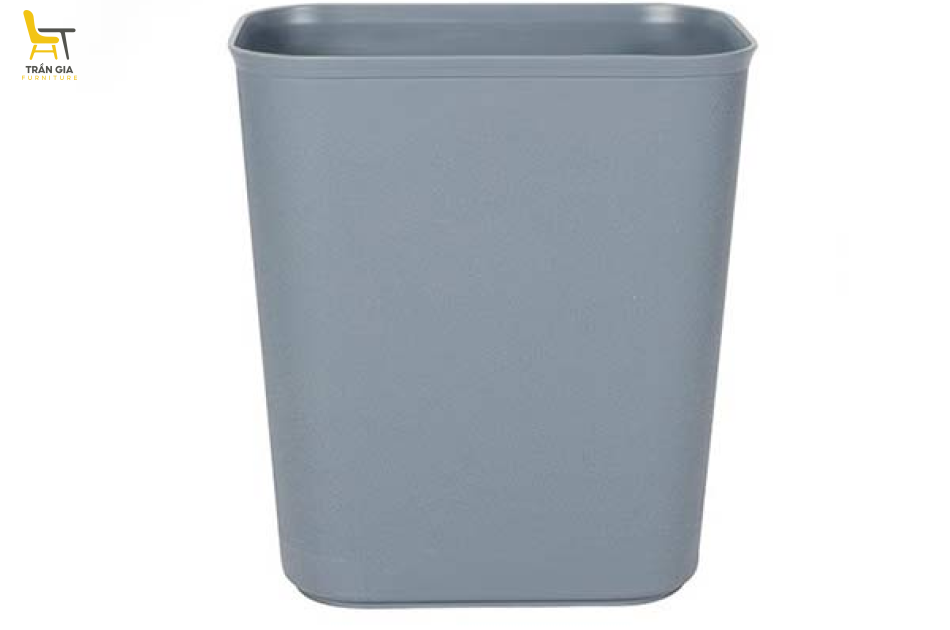 Sọt rác nhựa chống cháy 8L/12L màu ghi