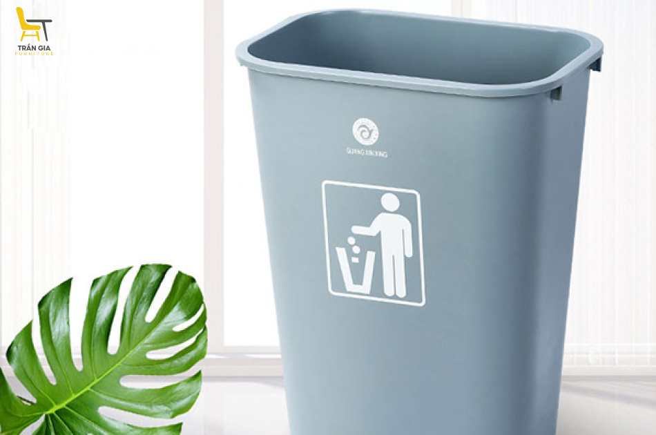 Thùng rác nhựa không nắp 25 lít/ 35 lít