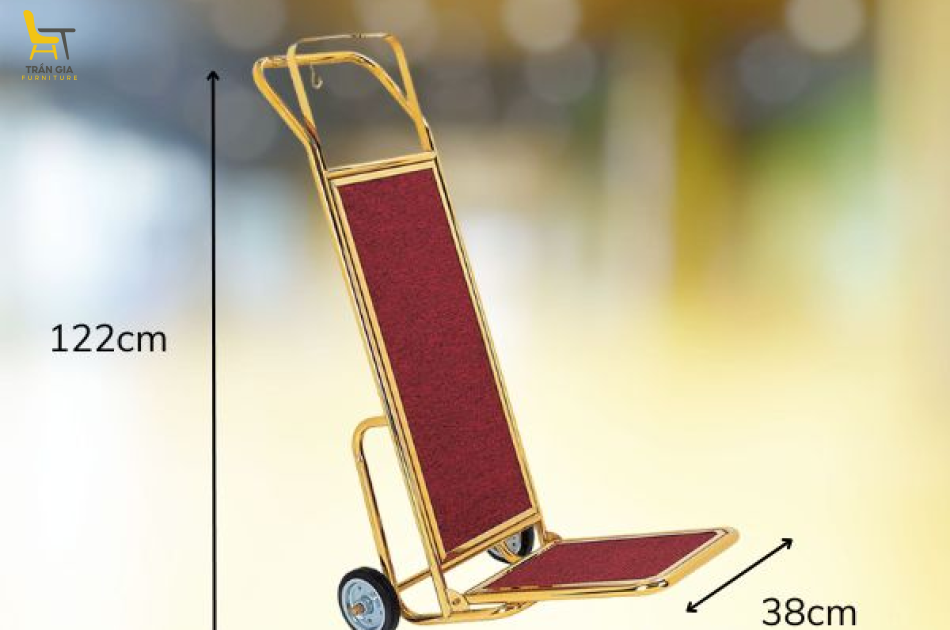 Xe đẩy hành lý loại 2 bánh nhỏ gọn HTIX10-L